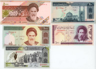 Iran Lot of 5 Banknotes 1992 - 2015
UNC