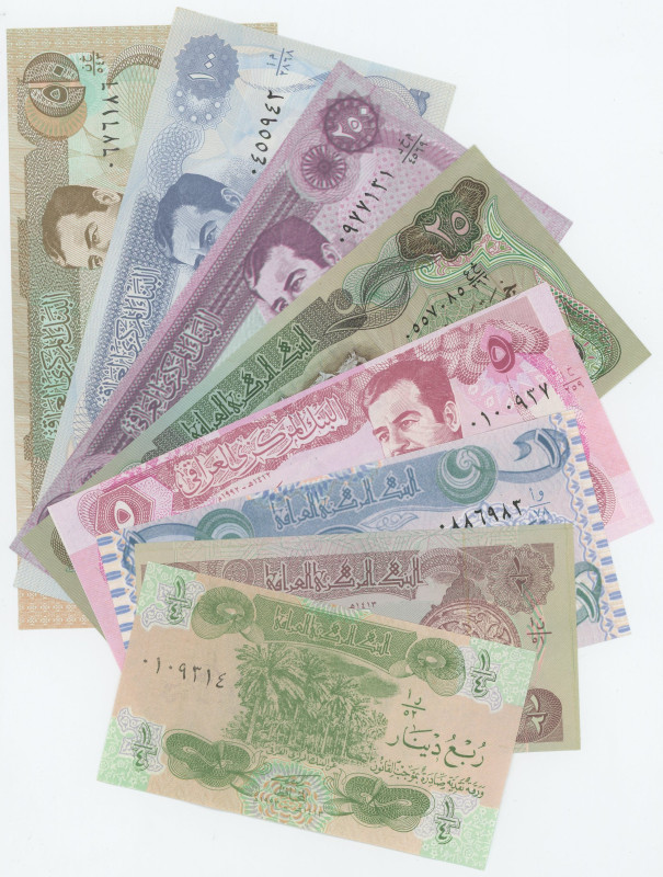 Iraq Lot of 8 Banknotes 21 th Century
UNC