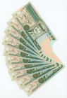 Jordan 10 x 1 Dinar 1996 AH 1416 Consecutive Numbers
P# 29b, N# 238406; UNC