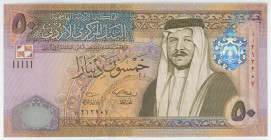 Jordan 50 Dinars 2002
P# 38a, N# 222147; UNC