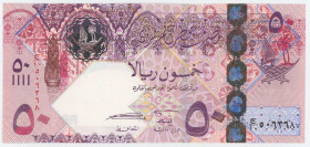 Qatar 50 Riyals 2008 (ND)
P# 31a, N# 206021; UNC