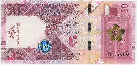 Qatar 50 Riyals 2020
N# 258925, TBB# 222; # 054425; UNC