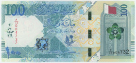 Qatar 100 Riyals 2020
N# 258923, TBB# 223; # 004732; UNC