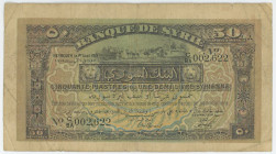 Syria 50 Piastres 1919
P# 3, N# 245395; # C/BA 002622; G
