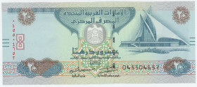 United Arab Emirates 20 Dirhams 2016 AH 1437
P# 28d, N# 206029; # 045504652; UNC