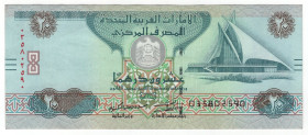 United Arab Emirates 20 Dirhams 2016 AH 1437
P# 28d, N# 206029; # 035802590; XF+