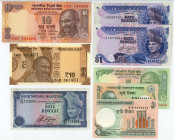 Asia Lot of 8 Banknotes 1981 - 2018
Various Countries, Dates & Denominations; XF/AUNC