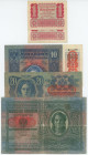 Austria Lot of 5 Banknotes 1912 - 1922
Various Dates & Denominations; VG/XF