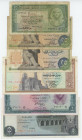 Egypt Lot of 6 Banknotes 1958 -1978
Various Dates & Denominations; VF-XF