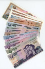 Korea Lot of 30 Banknotes 20th - 21th Century
Various Dates & Denominations; UNC