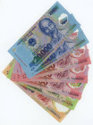Vietnam Lot of 7 Banknotes 21th Century
Various Dates & Denominations; UNC