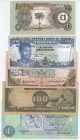 World Lot of 5 Banknotes 1938 -1988
Various Countries, Dates & Denominations; F-UNC