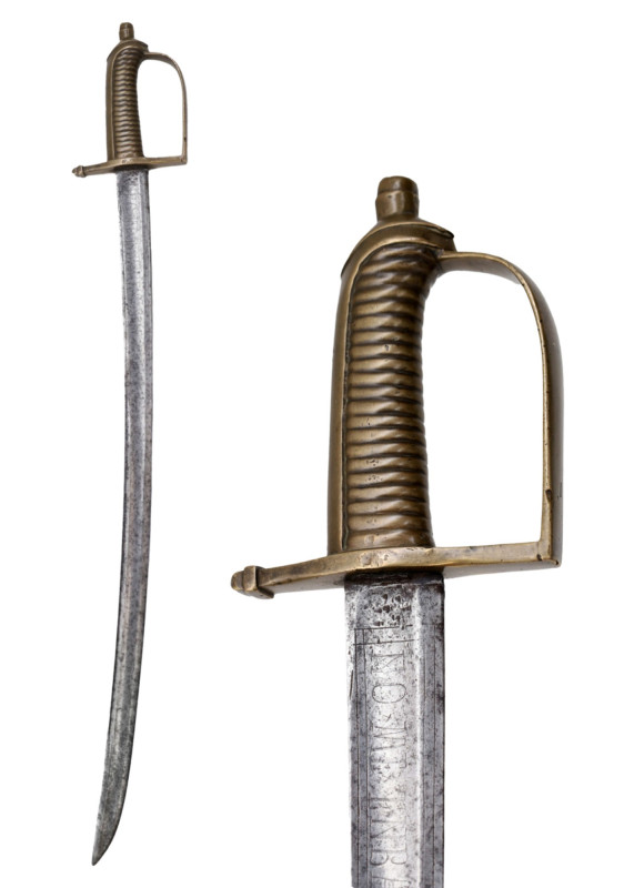 A RARE NAPOLEONIC WAR SABER BRIQUET MODEL 1767 SWORD

 Ca. 1808 AD
 A rare Na...