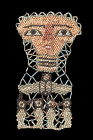 EGYPTIAN FAIENCE SHROUD WITH FOUR SONS OF HORUS

 Late Period, ca. 664-332 BC
 A funerary shroud, meticulously composed of faience beads arranged i...