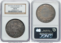 French Administration. Napoleon 10 Livres 1810 AU55 NGC, KM1, Dav-37. Another wonderful high-grade example of this crowned Eagle type. The centers are...