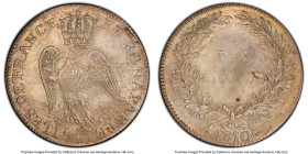 French Administration. Napoleon 10 Livres 1810 AU50 PCGS, KM1, Lec-14. A beautiful example of this regal Napoleonic issue that was struck for use in R...