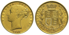 AUSTRALIA - Vittoria (1837-1901) Sterlina stemmata 1879 Sydney KM6 AU Oro gr. 8,00 21,84mm
SPL+