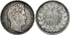 FRANCIA - Luigi Filippo (1830-1848) 5 franchi 1848 A Parigi Gadoury 678 AG gr. 24,99 Splendida patina su fondi lucenti 37,35mm
FDC