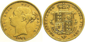 GRAN BRETAGNA, Vittoria (1837-1901) Mezza Sterlina 1883 Fr 389E AU Oro gr. 3,99 18,71mm
BB+