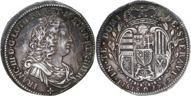 FIRENZE Francesco II di Lorena (1737-1765) Mezzo Francescone 1739 MIR 355/2 RR AG gr 13,61 Bella patina di antica raccolta 13,61g 35,8mm
SPL