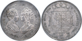 FIRENZE - Carlo Ludovico (1803-1807) Francescone 1806 Gig. 13 AG In Slab PCGS MS63 40,19mm
MS63