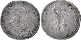GUASTALLA - Ferrante III Gonzaga (1632-1678) Scudo da 7 lire 1664 MIR 414 R2 AG gr 19,09 19,06g 42,26mm
MB/BB