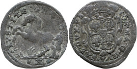 GUASTALLA - Giuseppe Maria Gonzaga (1729-1746) - 10 soldi o cavallotto MIR427 MI gr 2,46 2,46g 23,38mm
BB+