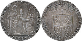 MANTOVA - Guglielmo Gonzaga (1550-1587) Lira Moceniga MIR 511 RR AG gr 5,04 5,04g 30,16mm
qSPL/SPL+