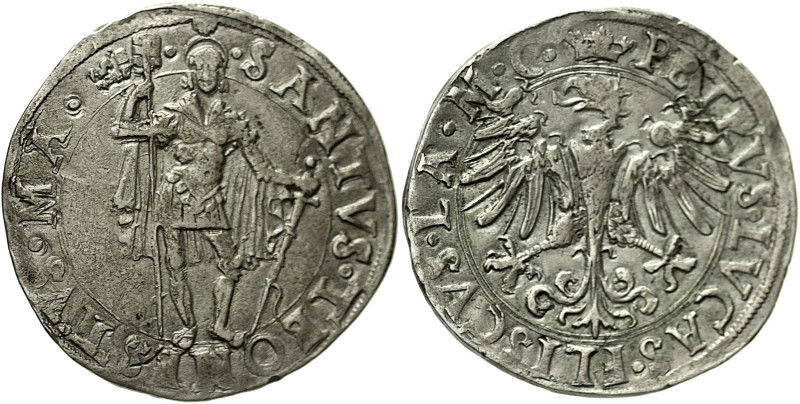 MESSERANO - Pier Luca II Fieschi (1528-1548) - Testone MIR 712 Molto Raro Ag gr....