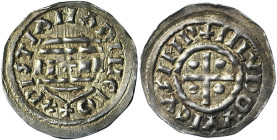 MILANO - Ludovico II (855-875) Denaro di stampo largo MIR 10 AG gr 1,84 1,84g 21,79mm
SPL+