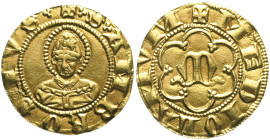 MILANO - Luchino Giovanni Visconti (1339-1349) Mezzo Fiorino d’oro ND MIR 96/1 AU Oro gr 1,70 1,7g 14,97mm
qSPL