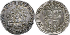 MILANO - Francesco II Sforza (1522-1525) Grosso semprevivo da 10 Soldi MIR 270 AG gr 4,45 4,45g 25,86mm
qSPL