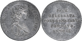 MILANO - Repubblica Cisalpina (1800-1802) 30 Soldi Gig. 2 AG gr 7,33 7,33g 28,9mm
SPL