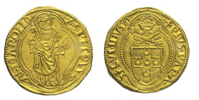 Stato Pontificio - Pio II (1458 - 1464) Ducato Roma Munt. 8 R2 AU Oro gr 3,51 Conservazione eccezionale 23,3mm
FDC