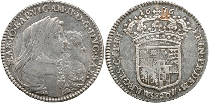 Savoia - Vittorio Amedeo II (reggenza della madre Maria Giovanna Battista 1675-1...