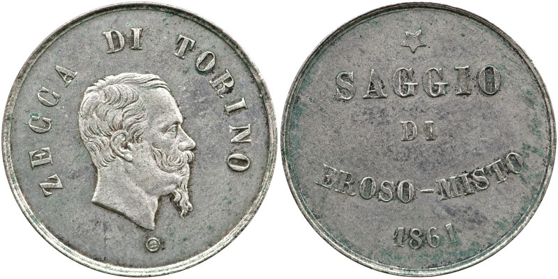 REGNO D'ITALIA Vittorio Emanuele II (1861-1878) Saggio da 20 Centesimi 1861 Eros...