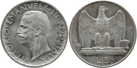 REGNO D'ITALIA Vittorio Emanuele III (1900-1943) 5 Lire 1928** Gig 75a R AG gr 5 23mm
FDC