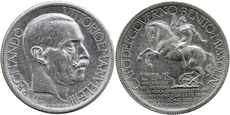 REGNO D'ITALIA Vittorio Emanuele III (1900-1943) Buono da 2 Lire 1928 Esposizion...