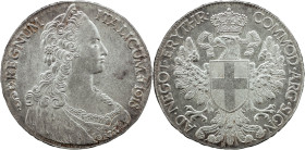 ERITREA COLONIA Vittorio Emanuele III (1900-1943) Tallero Italicum 1918 Gig 1 R AG gr 28,1 con cartellino di Emilio Tevere qFDC/FDC e la nota “rari se...