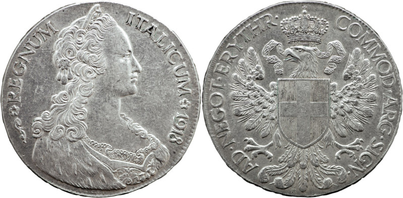 ERITREA COLONIA Vittorio Emanuele III (1900-1943) Tallero Italicum 1918 Gig 1 R ...