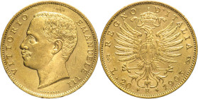 20 Lire 1903 - Mont. 45, Varesi 135; Au R2 6,45g 21mm
qFDC