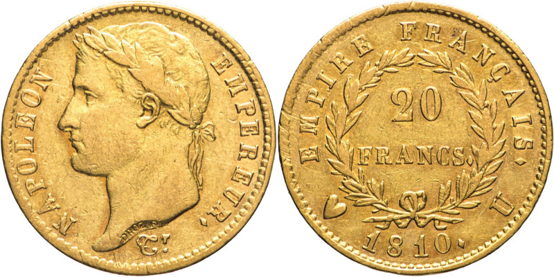 20 Franchi 1810 Torino - Mont. 26;, Varesi 149 Au R3 Ottimo esemplare con ancora...