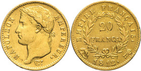 20 Franchi 1812 Roma - Mont. 75, Varesi 150a; Au R2 6,45g 21mm
qSPL