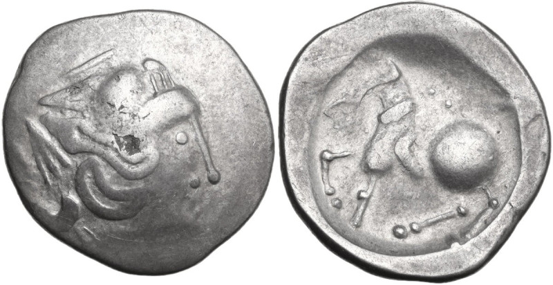 Celtic World. Celtic, Eastern Europe. AR Tetradrachm, Transylvania, 'Sattelkopf'...