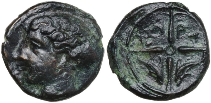 Sicily. Syracuse. Second Democracy (466-405 BC). AE Hemilitra, c. 405-400 BC. Ob...