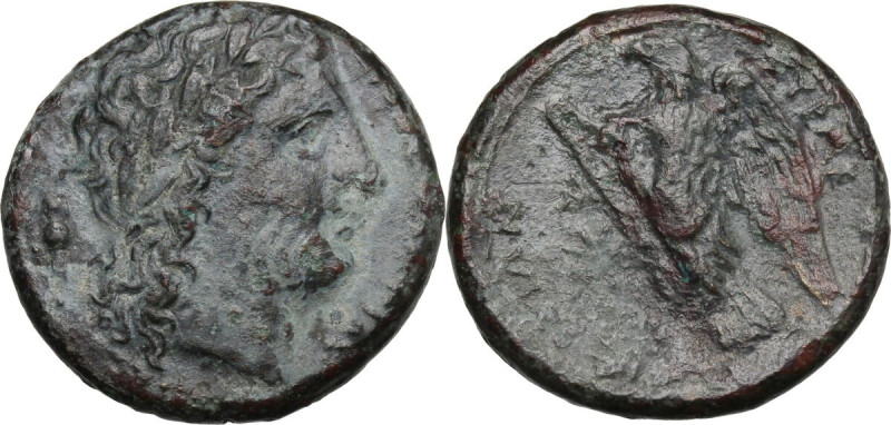 Sicily. Syracuse. Hiketas II (287-278 BC). AE Litra. Struck circa 282-278 BC. Ob...