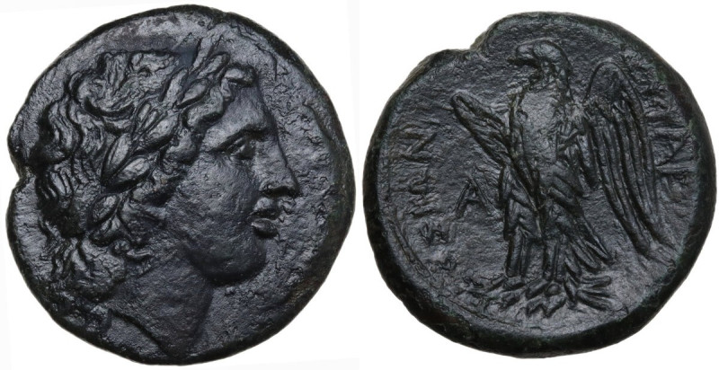 Sicily. Syracuse. Hiketas II (287-278 BC). AE Litra. Struck circa 282-278 BC. Ob...