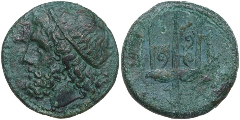 Sicily. Syracuse. Hieron II (275-215 BC). AE Litra, c. 240-215 BC. Obv. Diademed...