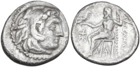 Continental Greece. Kings of Macedon. Antigonos I Monophthalmos. As Strategos of Asia, 320-306/5 BC. AR Drachm in the name and style of Alexander the ...