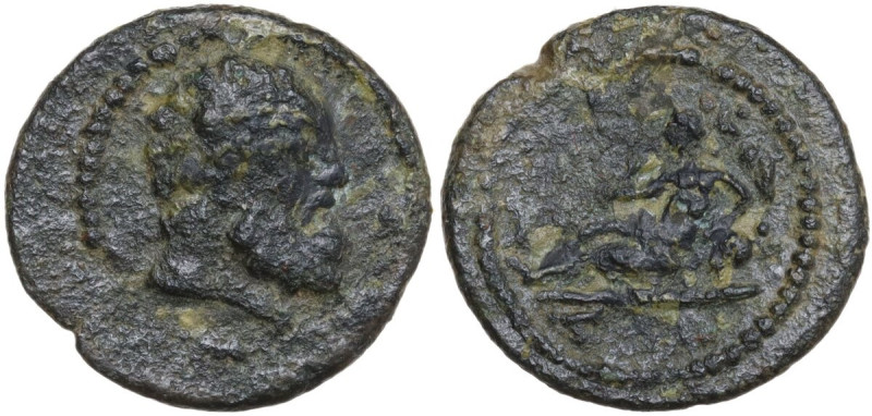 Greek Asia. Phrygia, Cibyra. Severan era (c. AD 193-235). AE 16 mm. Pseudo-Auton...